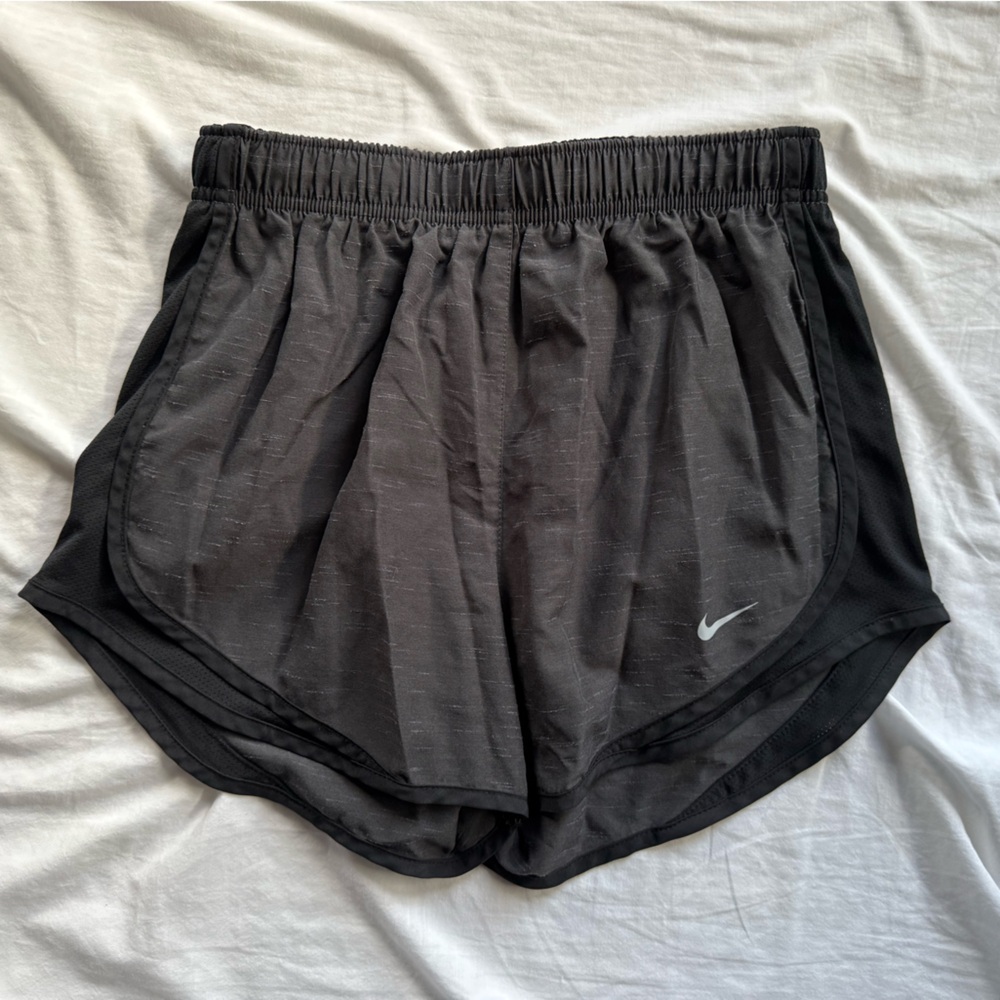 Black Athletic Shorts with Logo